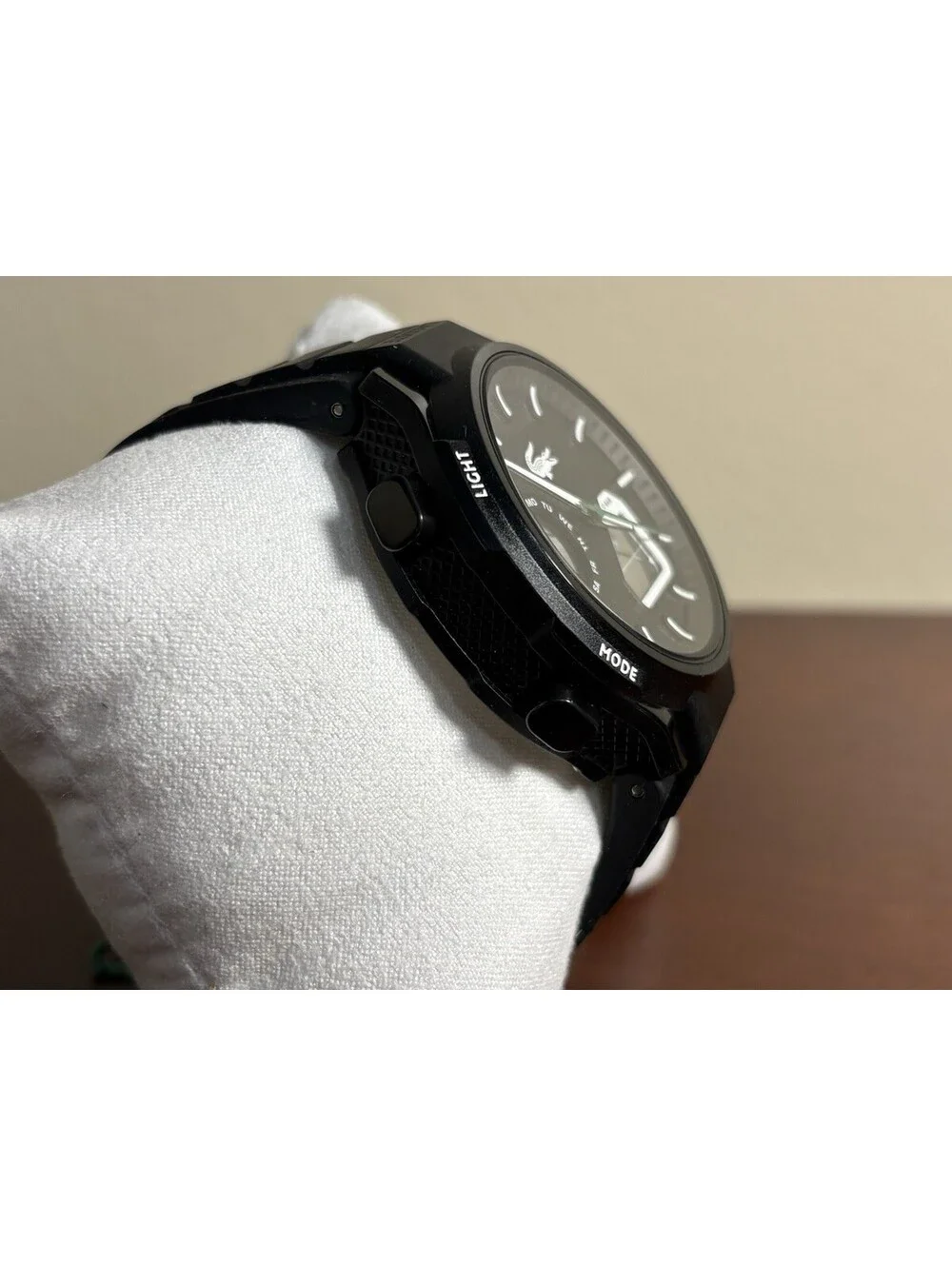 LACOSTE LC33 ANALOG & DIGITAL Black Mens WATCH 45mm 2011365 - New In Box!